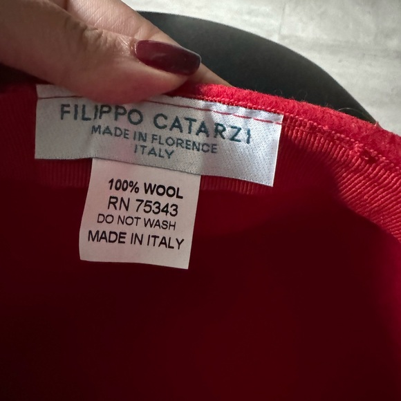 WOOL RED CAP - Picture 2 of 4